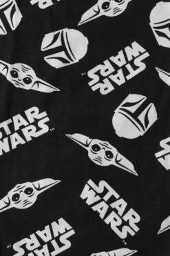 Men's Star Wars The Mandalorian Baby Yoda Child Cotton Long Pyjamas W21 -pajamas shop PJF210914 30