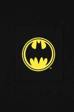 Men's Official Batman Pocket Long Pyjamas Sizes S To 2XL Mens Pjs -pajamas shop PJF211011 12