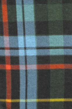 Men's And Boys Matching Brushed Cotton Green And Blue Checked Long Pyjamas -pajamas shop PJF220119 10