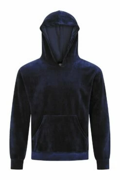 Girls Navy Velour Hooded Lounge Set Tracksuit 14 Girls Navy Velour Hooded Lounge Set Tracksuit -pajamas shop PJF220209 1