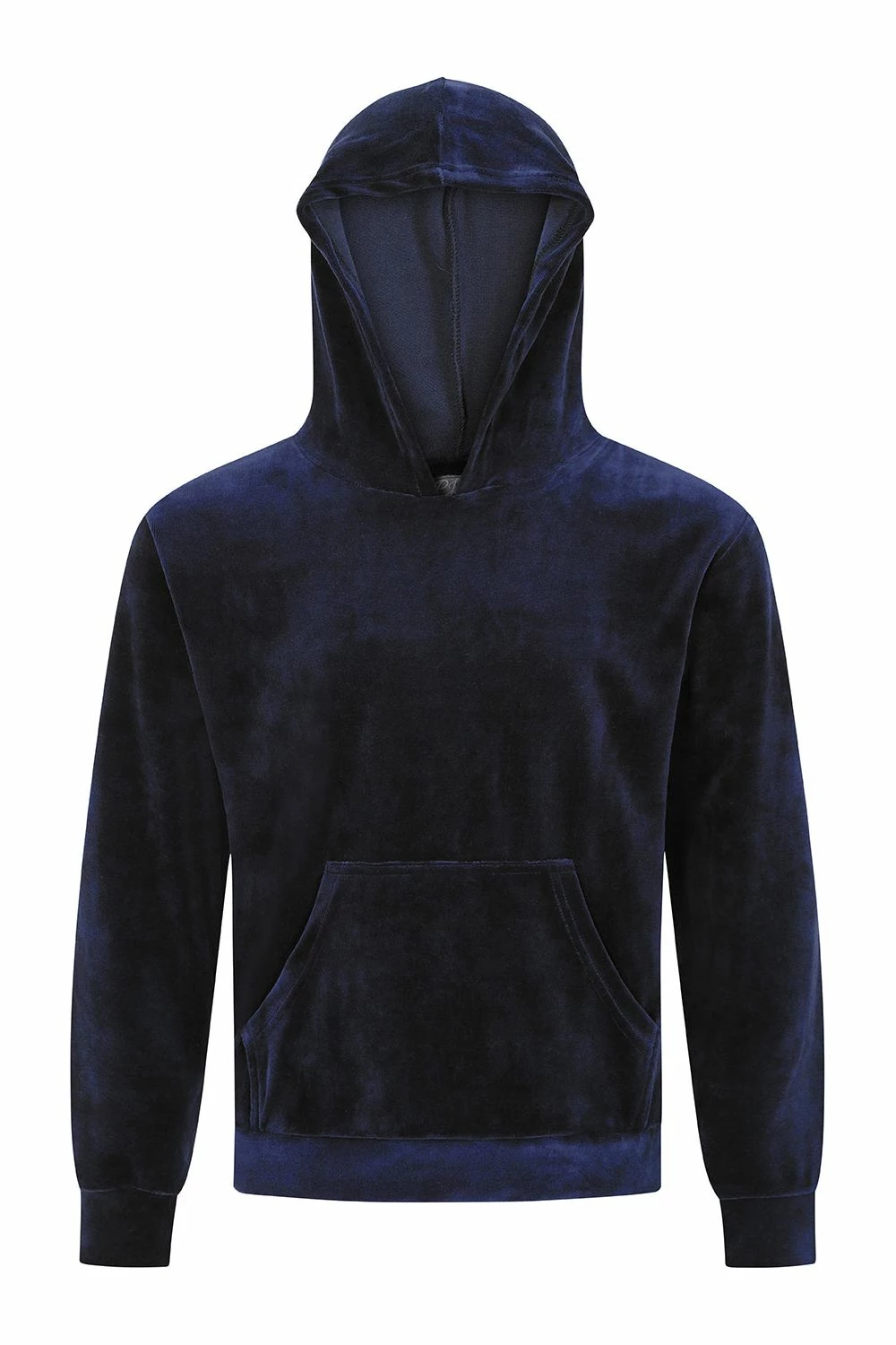 Girls Navy Velour Hooded Lounge Set Tracksuit 6 Girls Navy Velour Hooded Lounge Set Tracksuit - Image 4