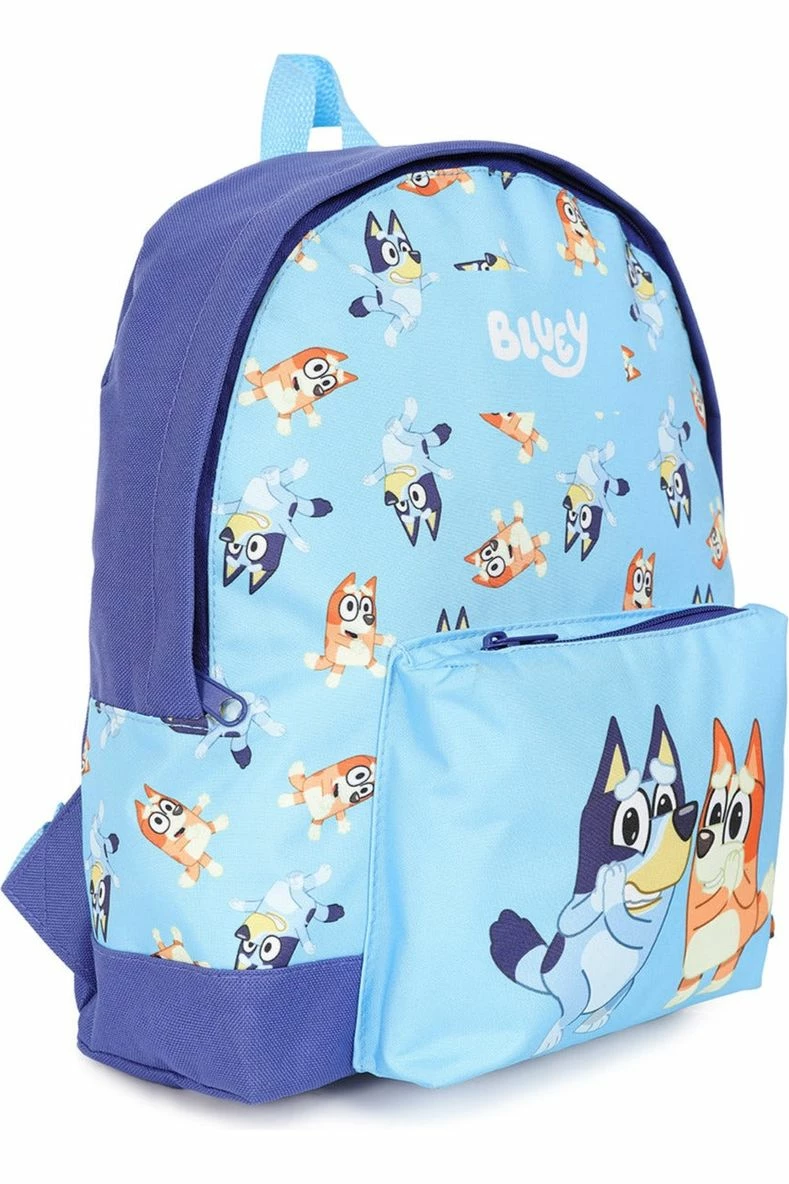 Official Bluey And Bingo Children's Backpack, Kids Backpack, Schoolbag, Rucksack Blue 3 Official Bluey And Bingo Children's Backpack, Kids Backpack, Schoolbag, Rucksack Blue