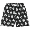 Football Black And White Shorts Swimming Trunks