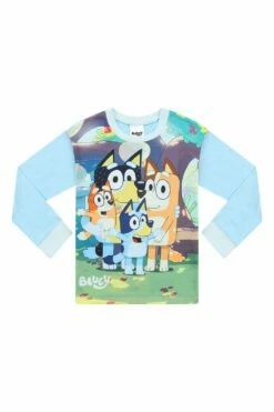 Boys Bluey And Bingo Long Pyjamas 2 To 7 Years 12 Boys Bluey And Bingo Long Pyjamas 2 To 7 Years -pajamas shop PJF220726 27