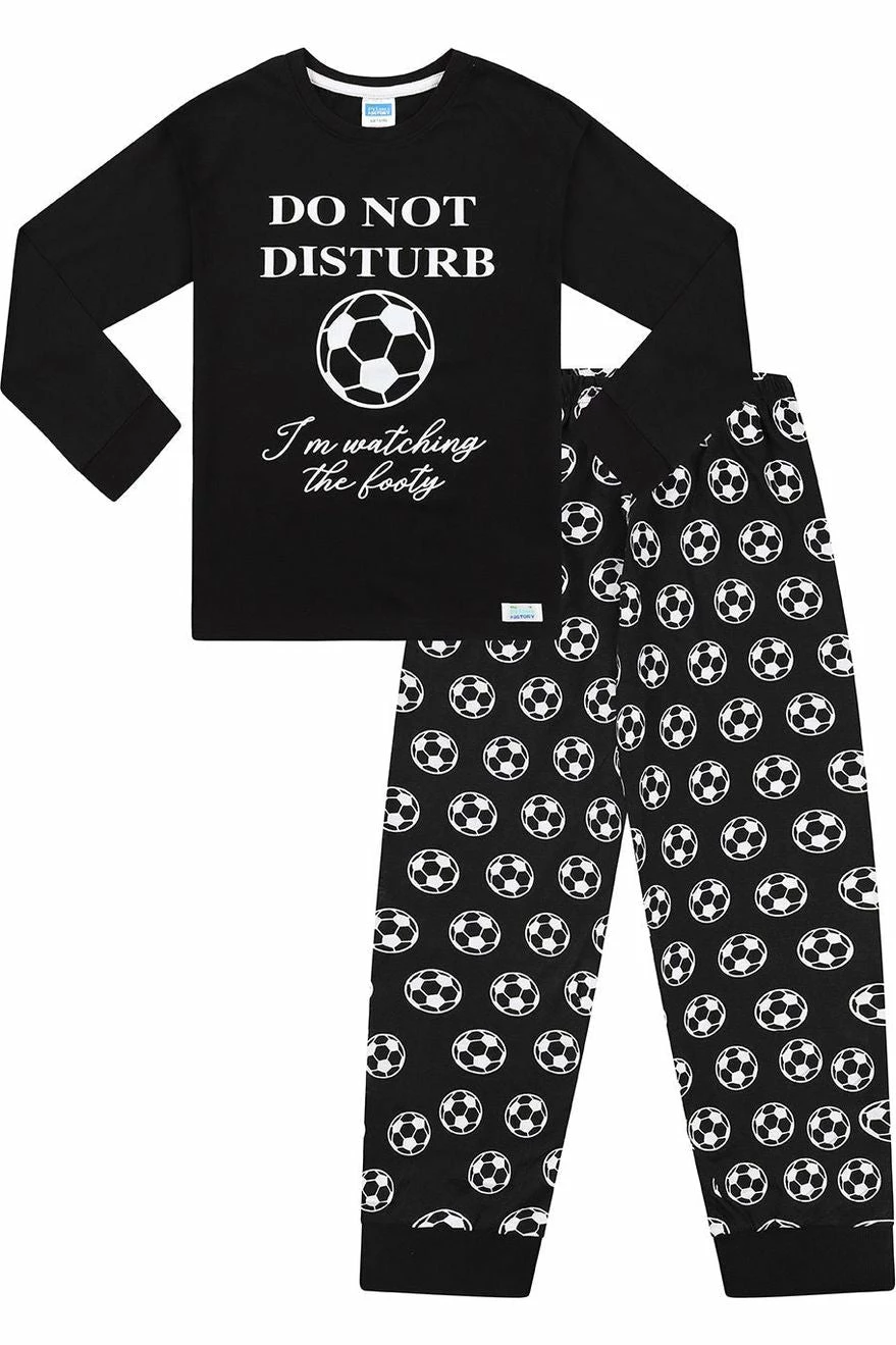 Do Not Disturb I'm Watching The Football White Long Pyjamas 5 Do Not Disturb I'm Watching The Football White Long Pyjamas - Image 3