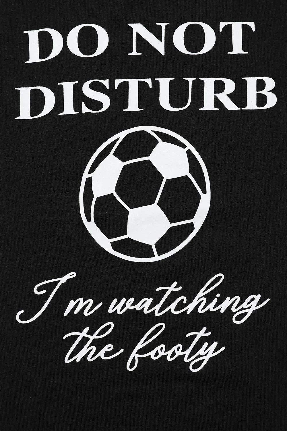 Do Not Disturb I'm Watching The Football White Long Pyjamas 7 Do Not Disturb I'm Watching The Football White Long Pyjamas - Image 5