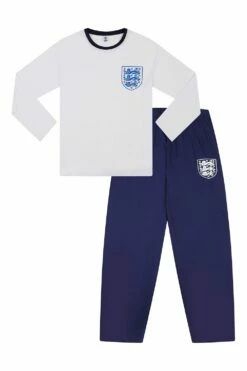 Official Mens The FA England Football World Cup Long Pyjamas Cotton 11 Official Mens The FA England Football World Cup Long Pyjamas Cotton -pajamas shop PJF220809 12