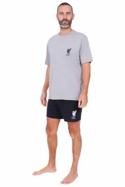 Mens Liverpool F.C Grey Short Pyjamas