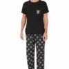Men's Official WWE Wrestling Long Pyjamas Sizes S To 2XL Mens Pjs -pajamas shop PJF221123 41