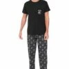 Men's Official Harry Potter Pocket Long Pyjamas Sizes S To 2XL Mens Pjs -pajamas shop PJF221123 85