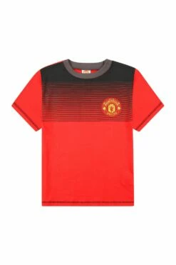 Mens Manchester United FC Black Short Pyjamas -pajamas shop PJF221201 12