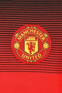 Mens Manchester United FC Black Short Pyjamas -pajamas shop PJF221201 13