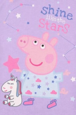 Girls Peppa Pig Shine Like The Stars Long Pyjamas -pajamas shop PJF230330 13