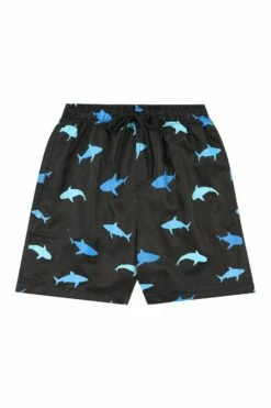 Men's Shark Swimming Trunks, Swim Shorts With All Over Print