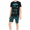 Legend Emote Dance Gaming Blue Short Pyjamas -pajamas shop PJF230709 64