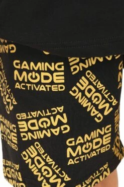 Gaming Mode Gold ActivatedShort Pyjamas -pajamas shop PJF230710 201