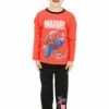 Official Boys Marvel Spiderman Long Pyjamas Red And Black 1 Official Boys Marvel Spiderman Long Pyjamas Red And Black -pajamas shop PJF230710 210