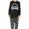 Boys I'd Rather Be Gaming Long Pyjamas 2 Boys I'd Rather Be Gaming Long Pyjamas -pajamas shop PJF230710 221