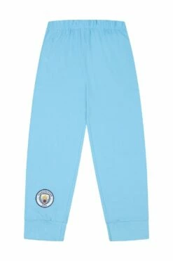 Boys Manchester City Blue Camouflage Long Pyjamas -pajamas shop PJF231012 29