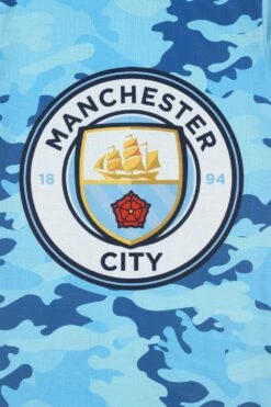 Boys Manchester City Blue Camouflage Short Pyjamas -pajamas shop PJF231012 48