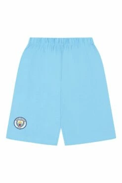Boys Manchester City Blue Camouflage Short Pyjamas -pajamas shop PJF231012 49