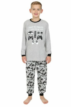 Boys I Had To Pause My Game Long Pyjamas