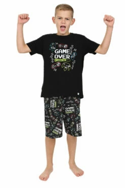 Boys Game Over Recharging Short Pyjamas
