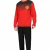 Manchester United FC Mens Red Black Long Pyjamas -pajamas shop PJFMale231025 25