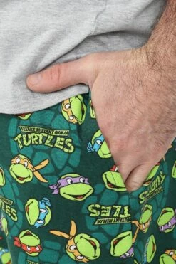 Mens Teenage Mutant Ninja Turtles Long Pyjamas -pajamas shop PJFMale231025 43