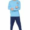 Mens Manchester City Football Club Long Pyjamas -pajamas shop PJFMale231025 5