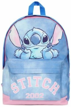 Disney Lilo And Stitch Girls Backpack, Kids Schoolbag, Rucksack Blue 14 Disney Lilo And Stitch Girls Backpack, Kids Schoolbag, Rucksack Blue -pajamas shop PJFStitchRucksack230704 1