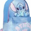 Disney Lilo And Stitch Girls Backpack, Kids Schoolbag, Rucksack Blue -pajamas shop PJFStitchRucksack230704 3
