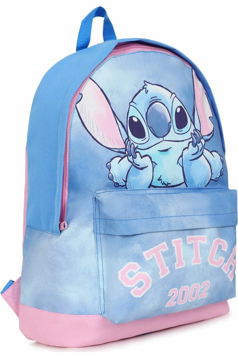 Disney Lilo And Stitch Girls Backpack, Kids Schoolbag, Rucksack Blue 3 Disney Lilo And Stitch Girls Backpack, Kids Schoolbag, Rucksack Blue