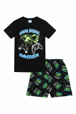 Worldwide Gamer Short Pyjamas