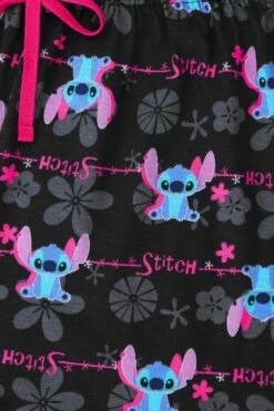 Women's Disney Lilo And Stitch 'I Hate Mornings' Short Pyjamas -pajamas shop PJF 190528 5