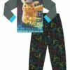 Boys Detective Pikachu Pokemon Long Pyjamas
