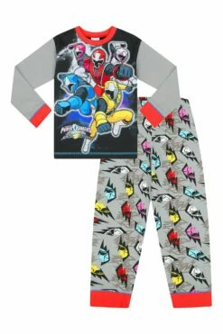 Boys Power Rangers Long Pyjamas