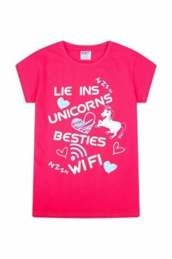 Girls Unicorn Wifi Short Pyjamas -pajamas shop PJF 190710 56