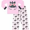 Purrfect Love Cat Long Pyjamas 1 Purrfect Love Cat Long Pyjamas -pajamas shop PJF 190909 9