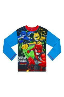 Boys Power Rangers 'Beast Morpher' Long Pyjamas -pajamas shop PJF 191105 31
