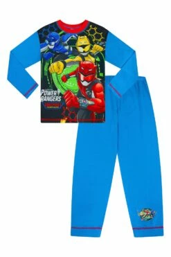 Boys Power Rangers 'Beast Morpher' Long Pyjamas -pajamas shop PJF 191105 34