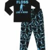 Floss Like A Boss Long Blue Pyjamas Blue 7-8 Years -pajamas shop PJF 24 1a7d33cf 3a3c 42ba bae8 92dd6a758ada