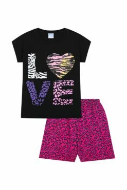 Girls Animal Print Short Pyjamas -pajamas shop PJF 29 2adf32b5 ad83 4371 b7c7 31ec92669bc5