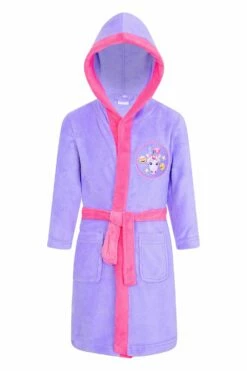 Girls 'I Love Unicorns' Emoji Dressing Gown