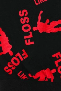 Floss Like A Boss Red Long Pyjamas -pajamas shop PJF 5 4acc97f5 b3c3 4ea4 b7c0 e9413a7d7938