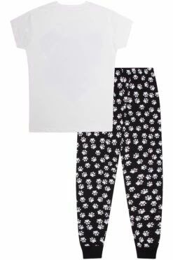 Girls 3D Pug Paw Print Long Pyjamas -pajamas shop PJF 7 dddaa25b 6a07 4c14 b152 aceee291a251