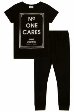 Girls No One Cares Long Pyjamas -pajamas shop PJF 86 4de6da0b f42f 4502 b4f8 b8797d43f928