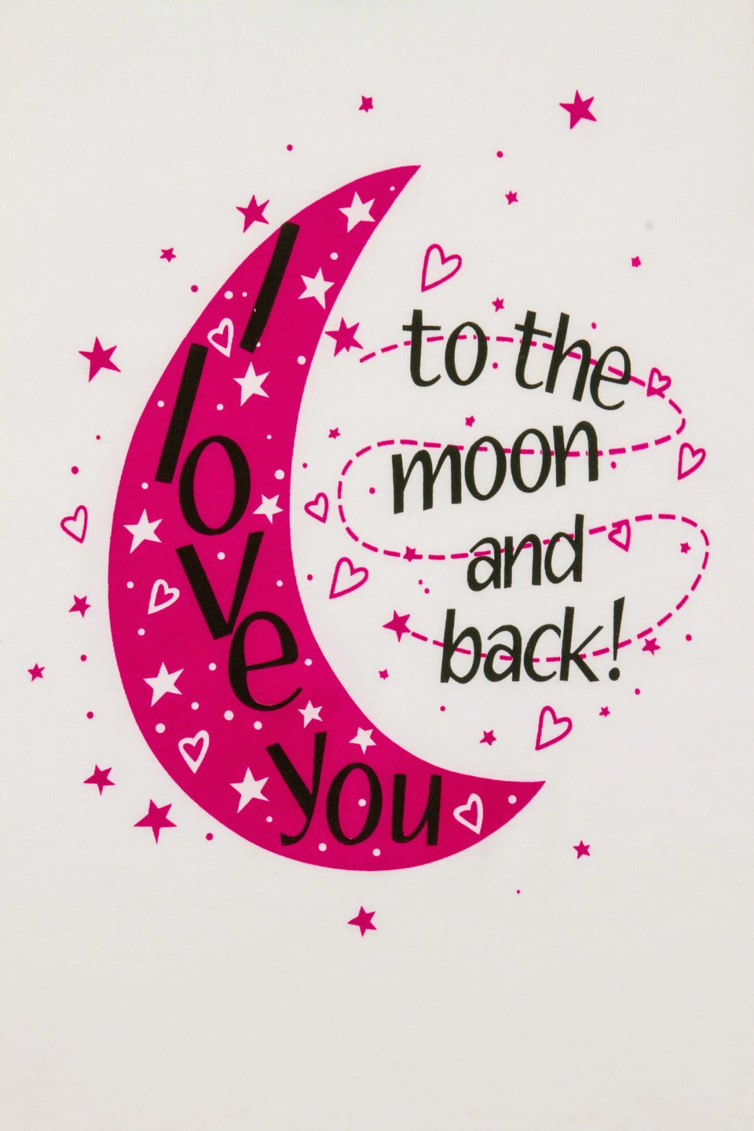 Girls 'I Love You To The Moon Back' Short Pyjamas 8 Girls 'I Love You To The Moon Back' Short Pyjamas - Image 6