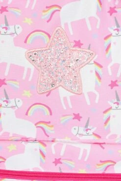 Girls Unicorn Star Pink Backpack, Kids Backpack, Schoolbag, Rucksack -pajamas shop PJF Bags220719 2