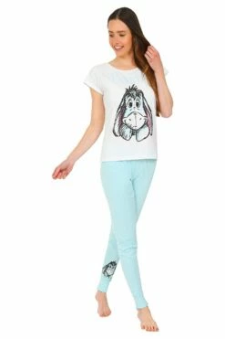 Women's Disney Eeyore Long Cotton Pyjamas W21